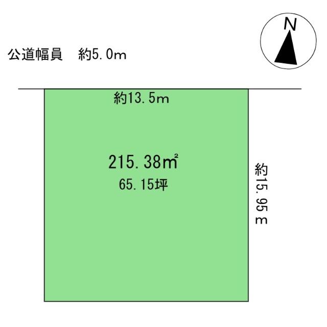 松が丘　土地 区画図