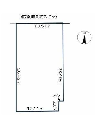 那加織田町　土地 区画図