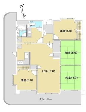 テラスノバ鵜沼 間取り図画像