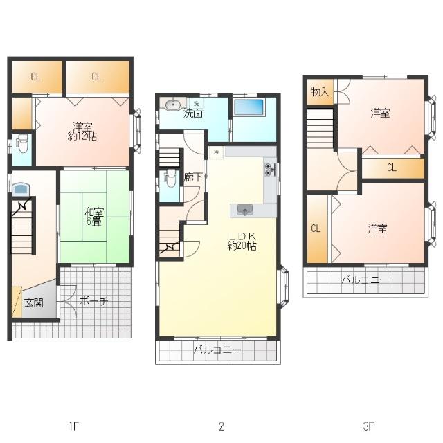 那加門前町　戸建 間取り図画像