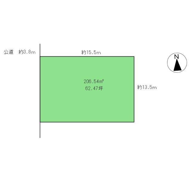 那加甥田町　土地 区画図