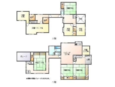 蘇原清住　戸建 間取り図画像