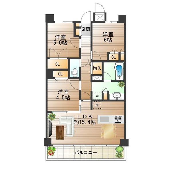 ファミリー向けの間取りになっています！