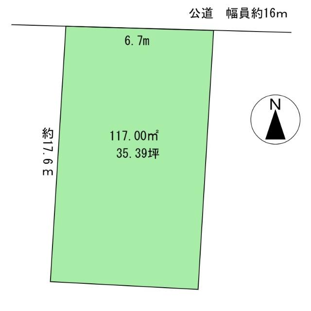 那加石山町　土地 区画図