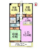 藤和シティコープ各務原 間取り図画像