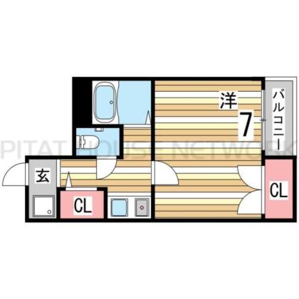 ブロスコート住吉 間取り図写真 間取図(平面図)