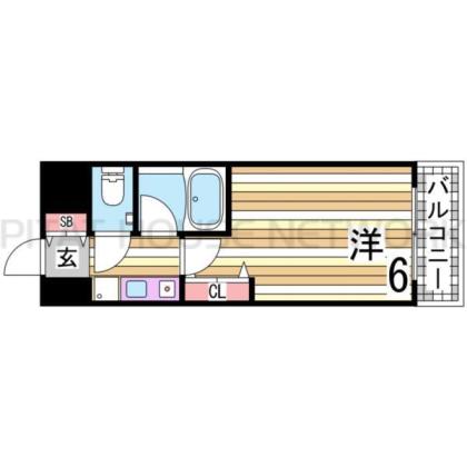 神戸市中央区磯辺通マンション 間取り図写真 間取図(平面図)