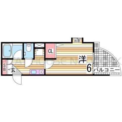 エスリード三宮フラワーロード 間取り図写真 間取図(平面図)