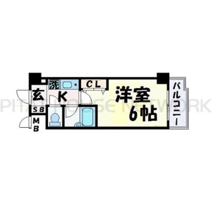 神戸市中央区磯辺通マンション 間取り図写真 間取図(平面図)