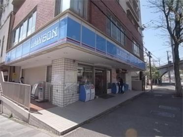 ローソン 灘北通店：75m