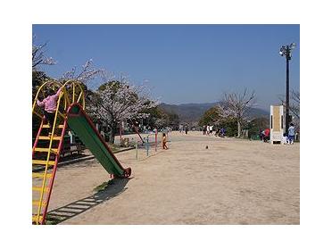 会下山公園：595m