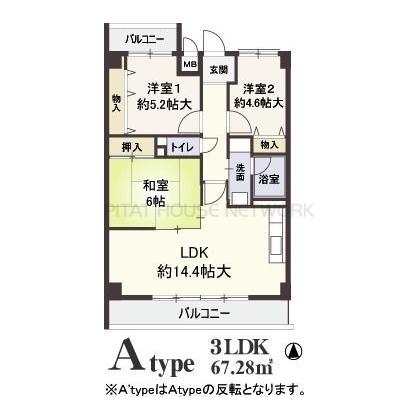 間取図(平面図)