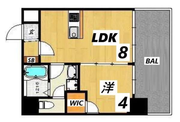 ブエナビスタ神戸イースト 間取り図画像