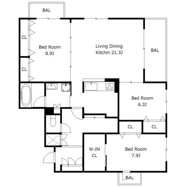 間取図(平面図)