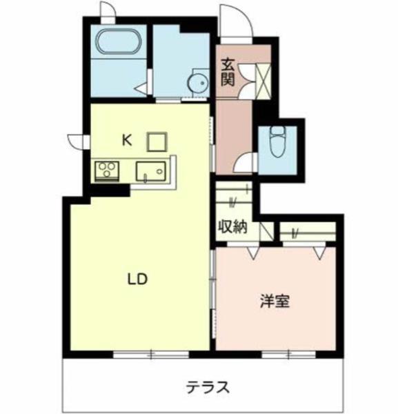 メゾン ラ・ソルピアA棟 間取り図画像
