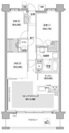 間取図(平面図)