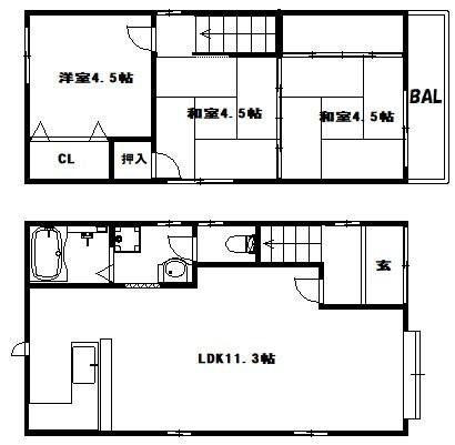 間取図(平面図)