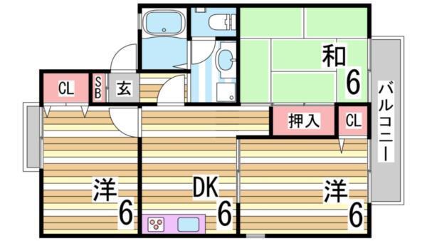 アベニール22 間取り図画像