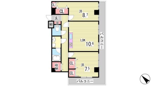間取図(平面図)
