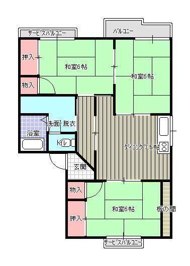 間取図(平面図)