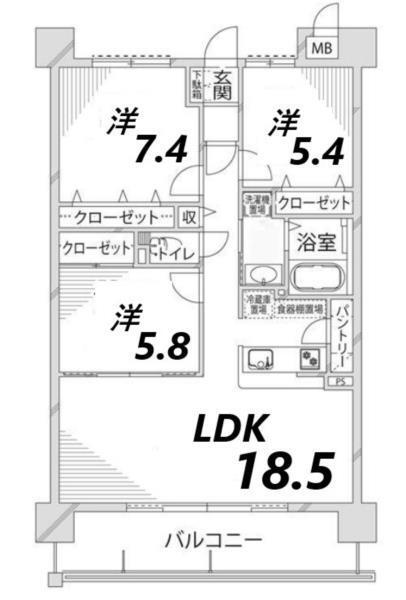 間取図(平面図)