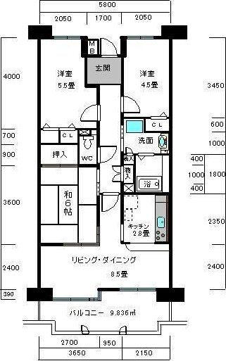 間取図(平面図)