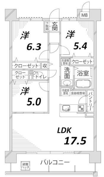 間取図(平面図)