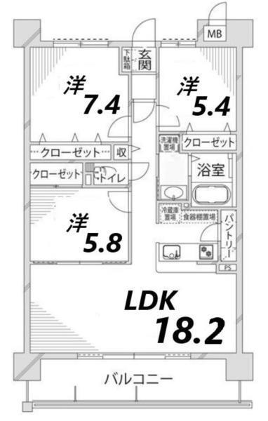 間取図(平面図)