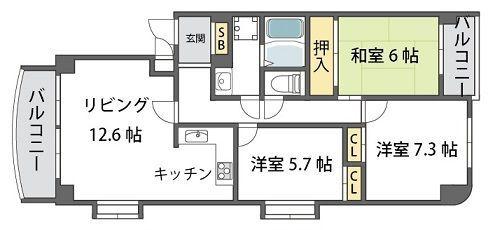 間取図(平面図)