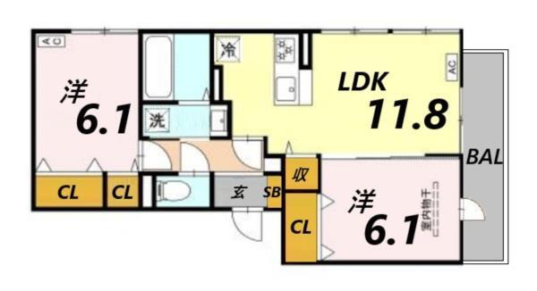 間取図(平面図)