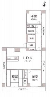 間取図(平面図)
