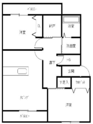 間取図(平面図)