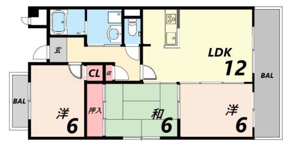 間取図(平面図)