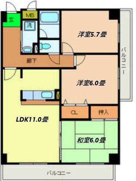 間取図(平面図)