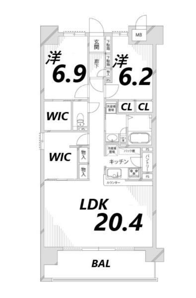 間取図(平面図)