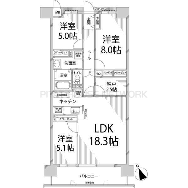 間取図(平面図)