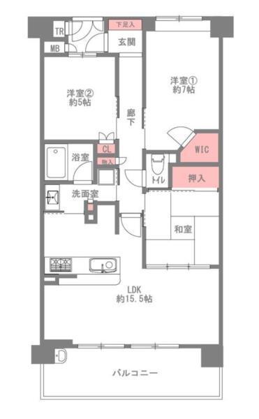 間取図(平面図)