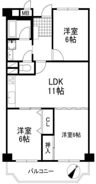 間取図(平面図)