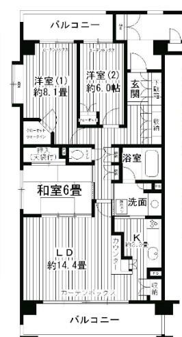 間取図(平面図)