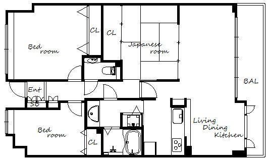 間取図(平面図)
