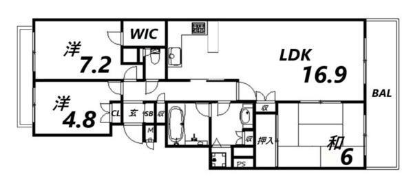間取図(平面図)