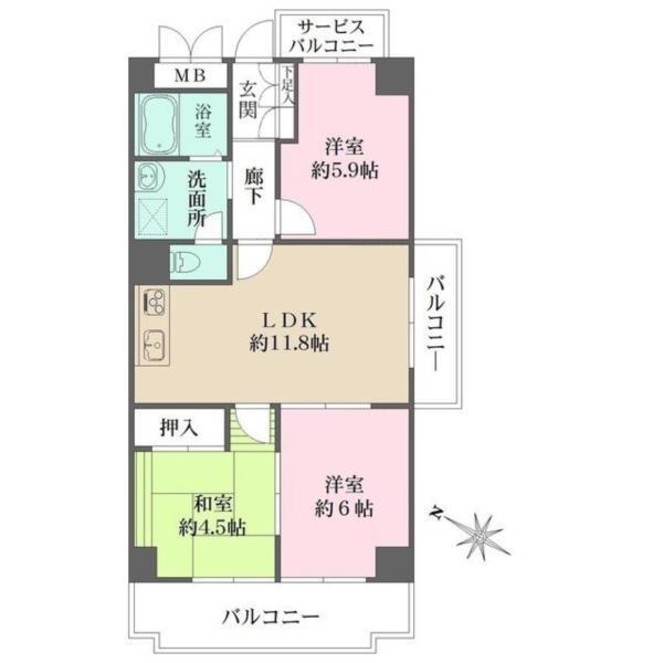 間取図(平面図)