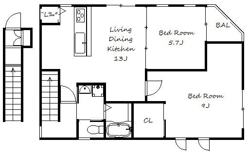 間取図(平面図)