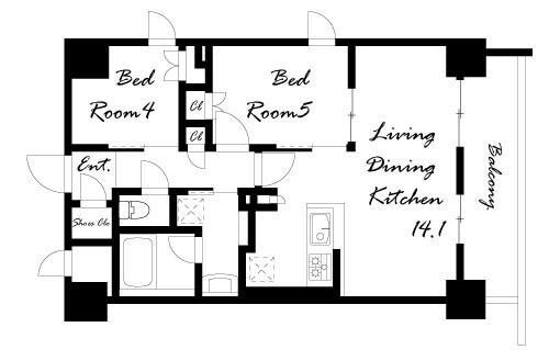 間取図(平面図)