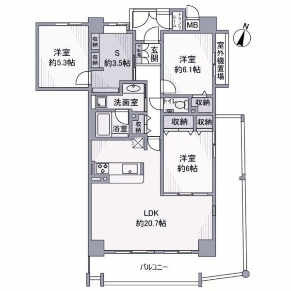 間取図(平面図)