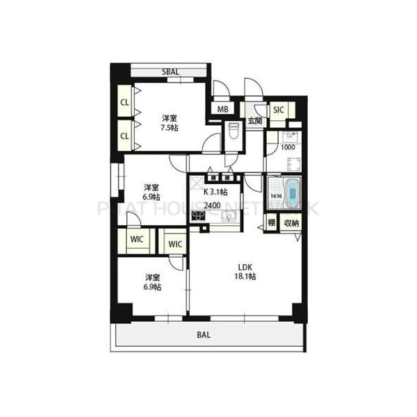 間取図(平面図)