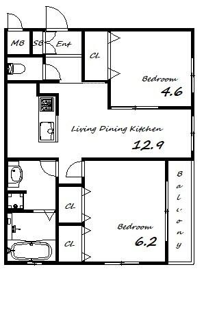 間取図(平面図)
