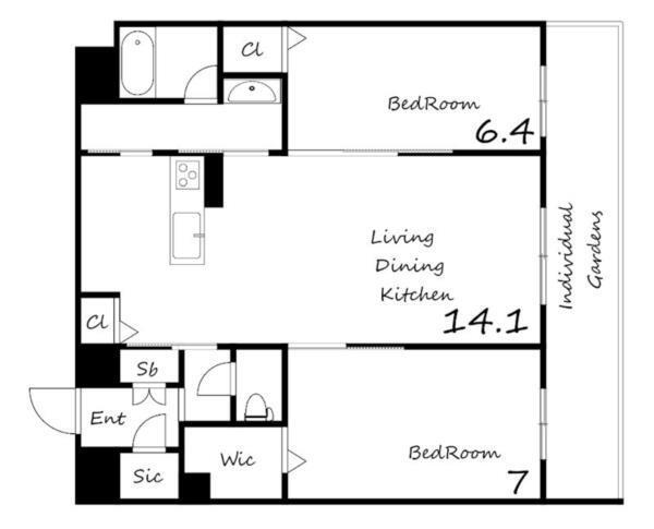 間取図(平面図)
