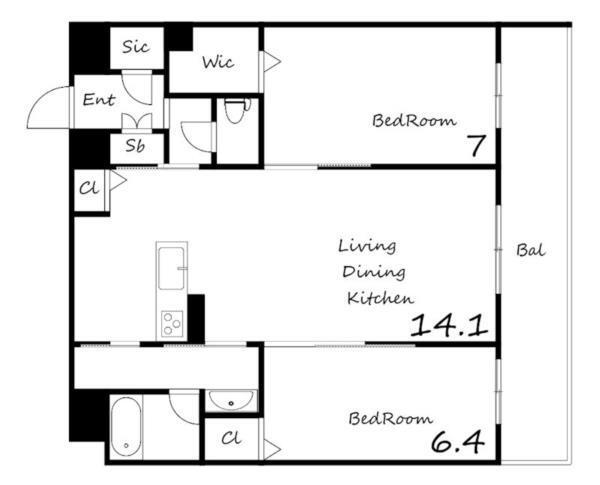 間取図(平面図)