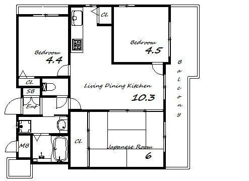 間取図(平面図)